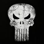 Image produit Punisher - T-shirt noir avec logo Skull Distress