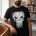 Image produit Punisher - T-shirt noir avec logo Skull Distress