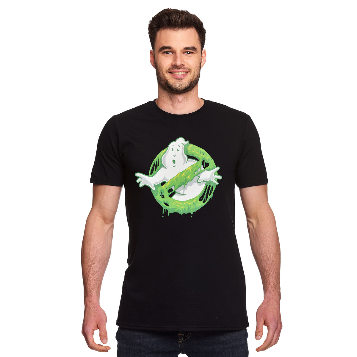 Image produit Ghostbusters - T-shirt Logo Slime Phosphorescent Noir