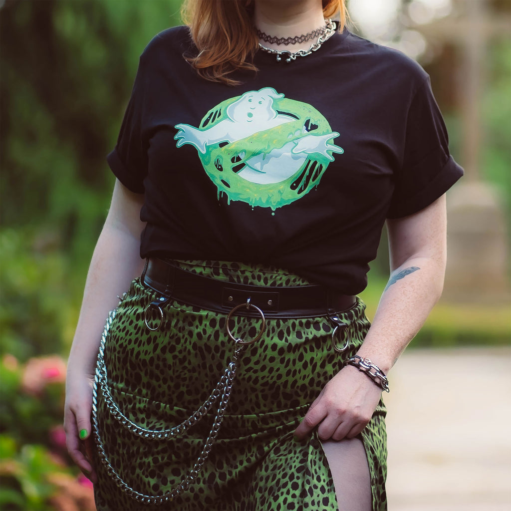 Image produit Ghostbusters - T-shirt Logo Slime Phosphorescent Noir
