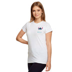 Image produit T-shirt de poche Stitch blanc - Lilo & Stitch
