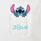 Image produit T-shirt de poche Stitch blanc - Lilo & Stitch
