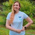 Image produit T-shirt de poche Stitch blanc - Lilo & Stitch