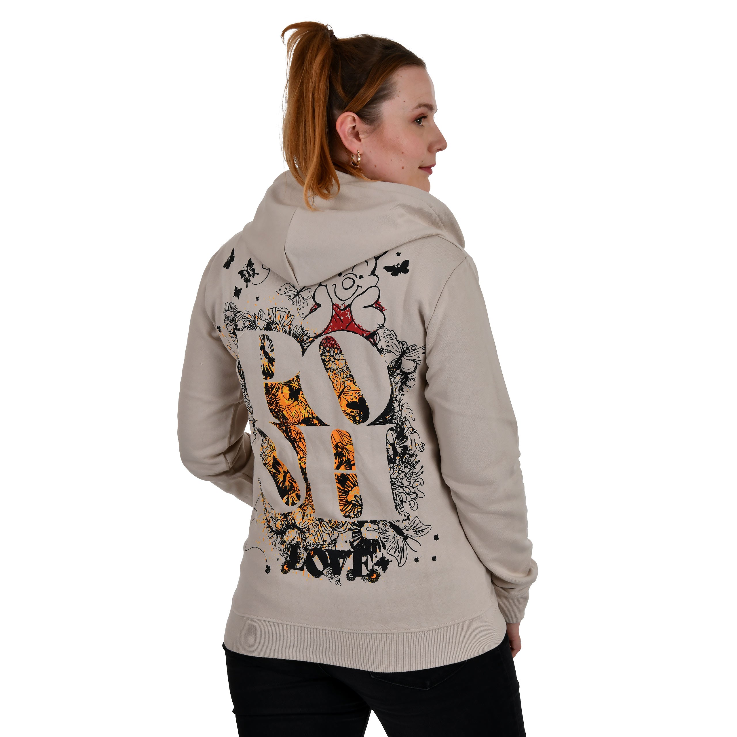 Image produit Winnie l’Ourson - Sweat à capuche Pooh Love beige