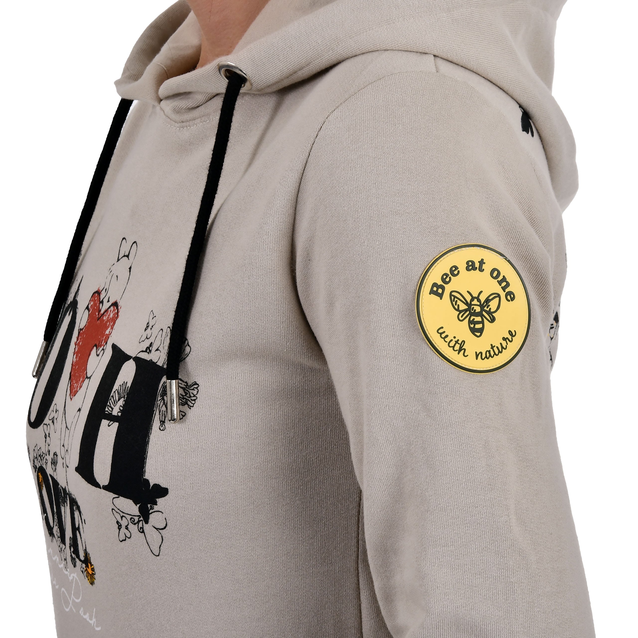 Image produit Winnie l’Ourson - Sweat à capuche Pooh Love beige
