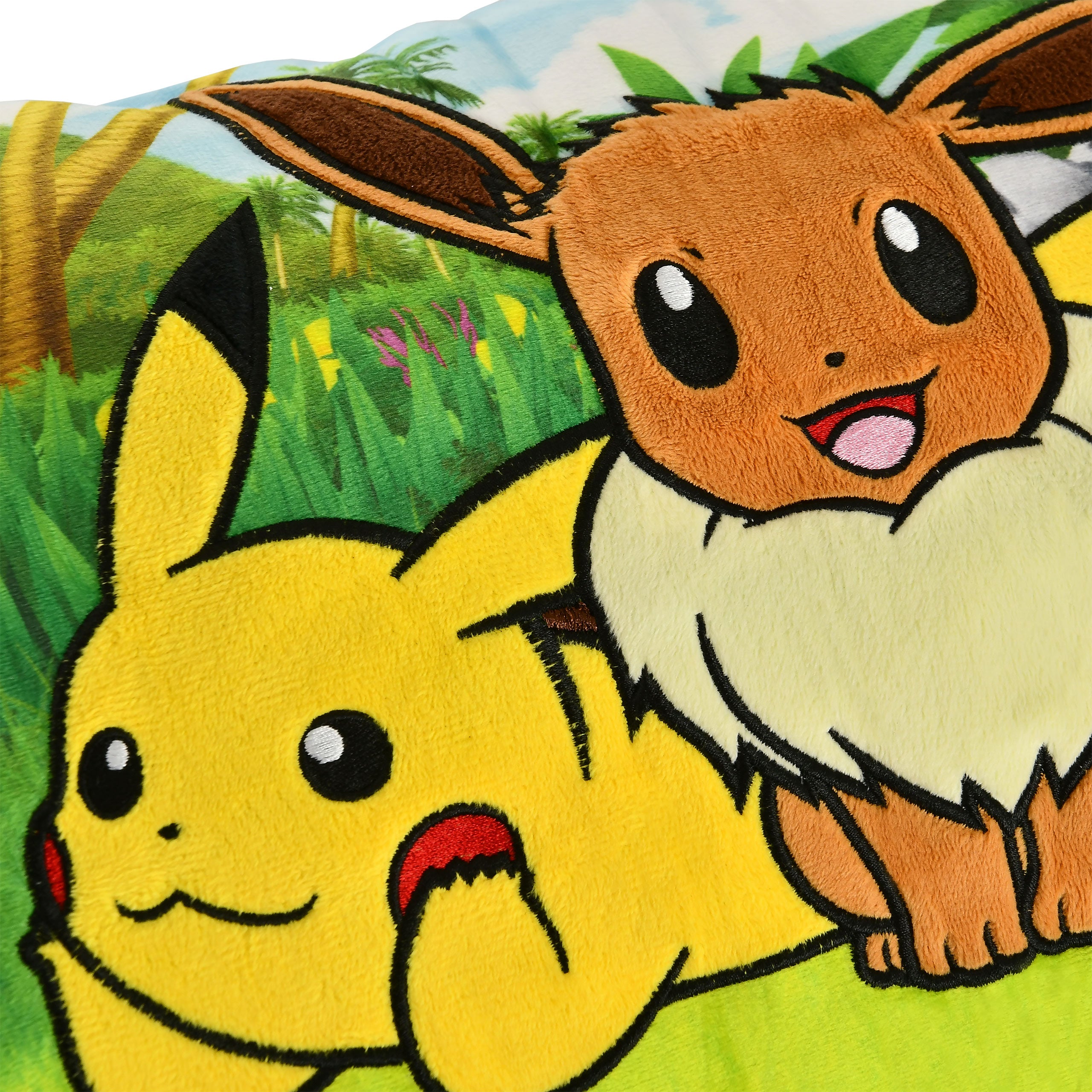 Image produit Pokémon - Coussin Pikachu et Évoli