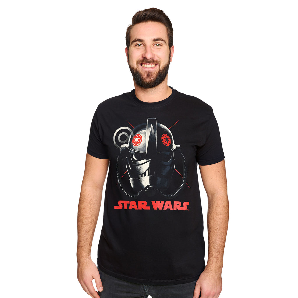 Image produit Star Wars - Andor T-shirt casque TIE Avenger noir