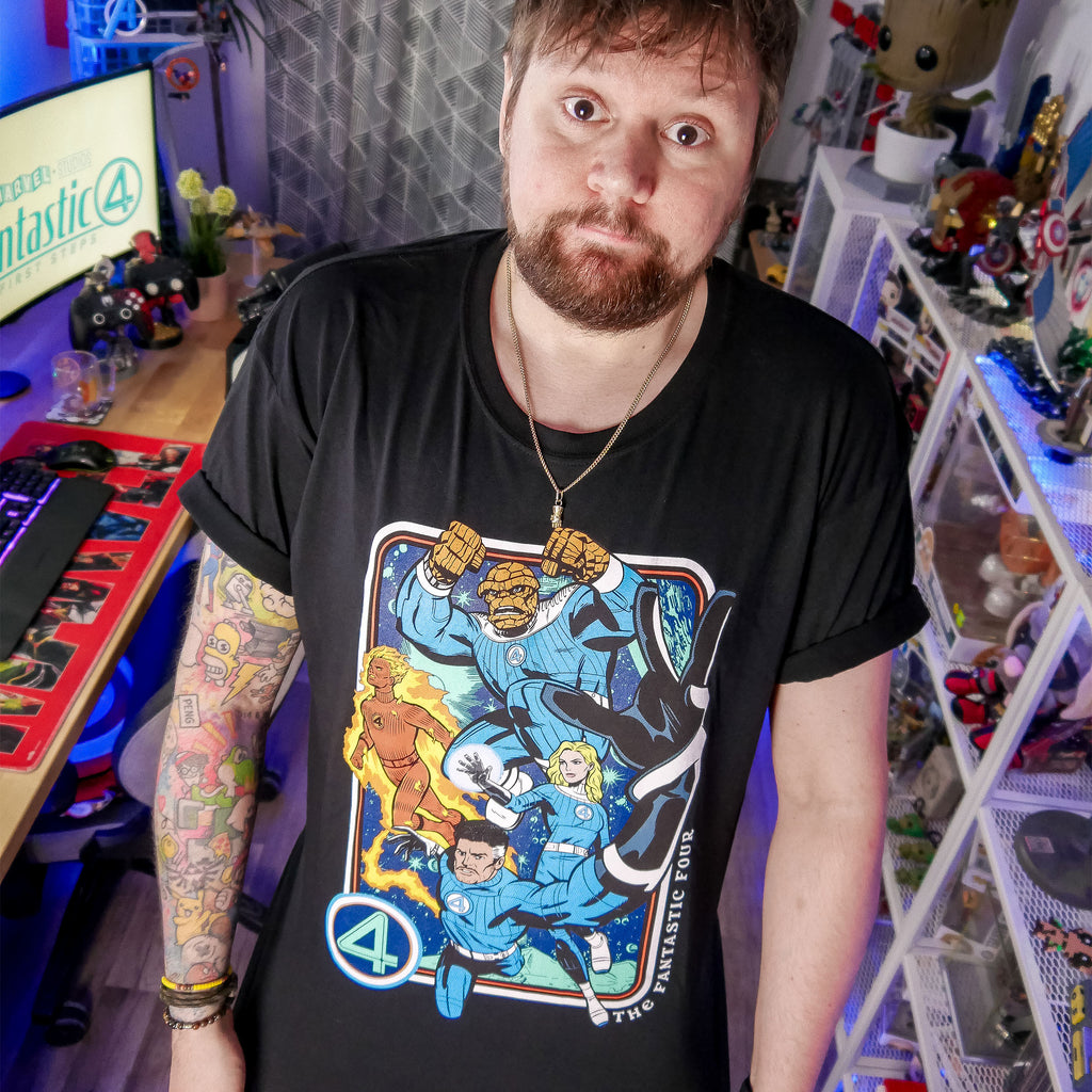 Image produit Fantastic Four - T-Shirt Personnages noir