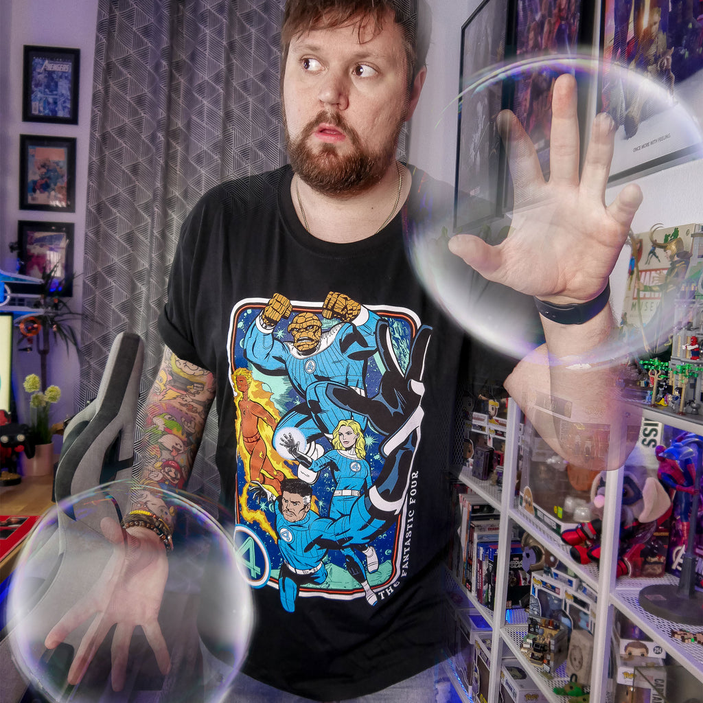 Image produit Fantastic Four - T-Shirt Personnages noir