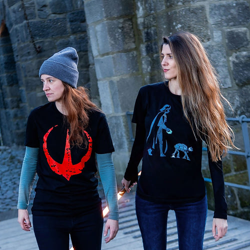Image produit Star Wars - Dark Vador Dog Walker T-shirt noir