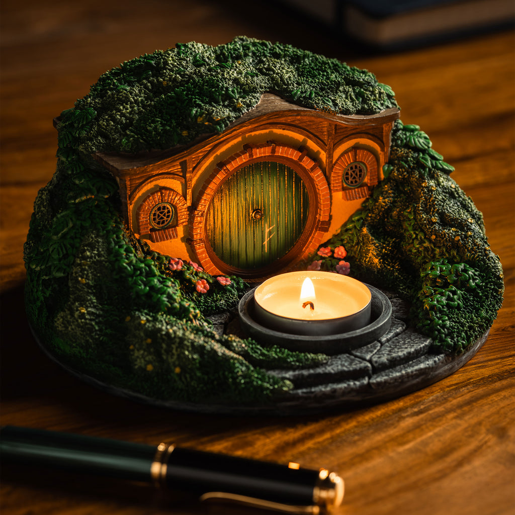 Image produit Le Seigneur des Anneaux - Porte-bougie chauffe-plat diorama Trou de Hobbit (La Comté)