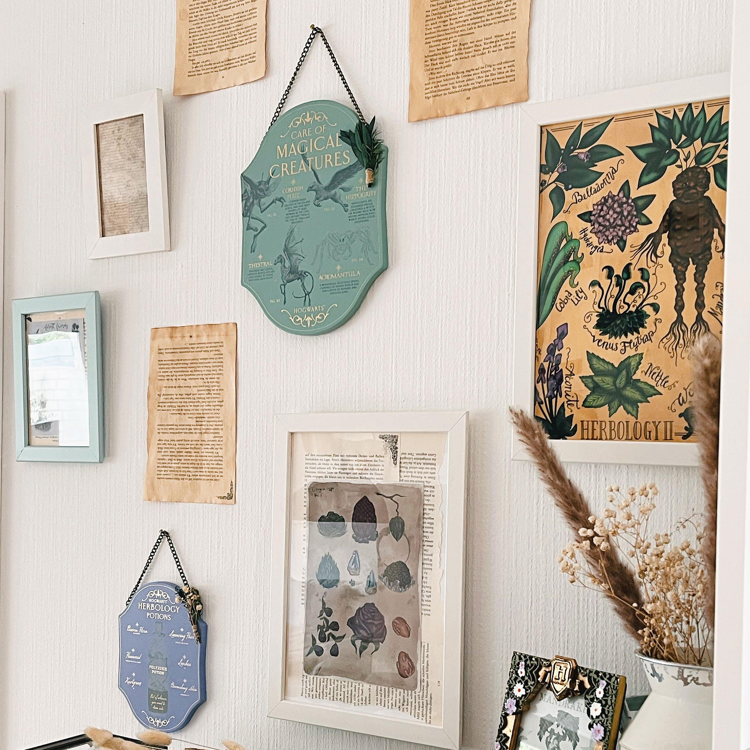 Image produit Harry Potter - Tableau mural en bois Herboristerie et Potions