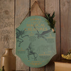 Image produit Harry Potter - Tableau mural en bois Soins aux créatures magiques