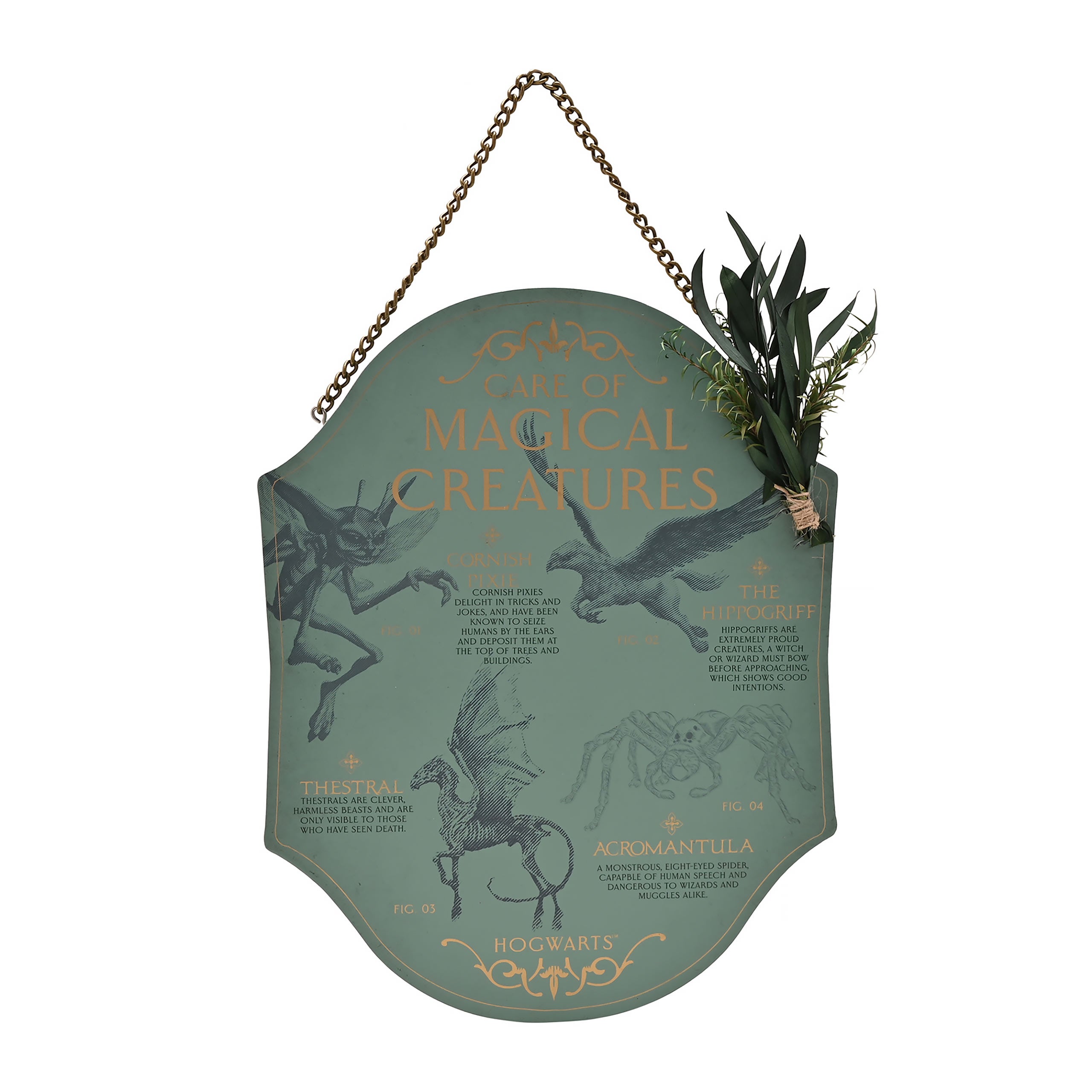 Image produit Harry Potter - Tableau mural en bois Soins aux créatures magiques