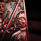 Image produit Star Wars - Réplique de lingot en métal Luke et Dark Vador Édition Limitée