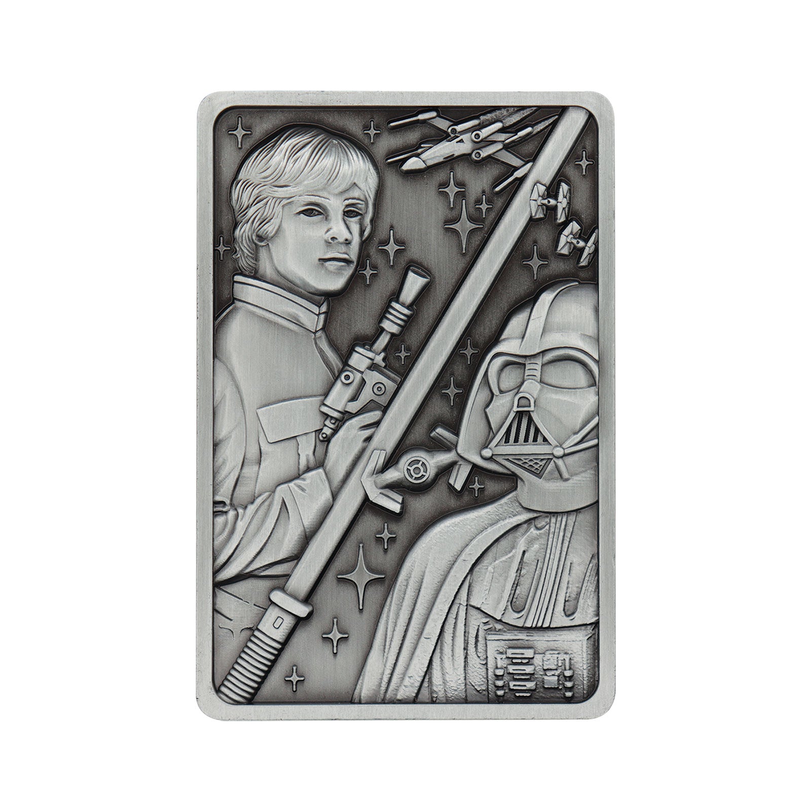 Image produit Star Wars - Réplique de lingot en métal Luke et Dark Vador Édition Limitée