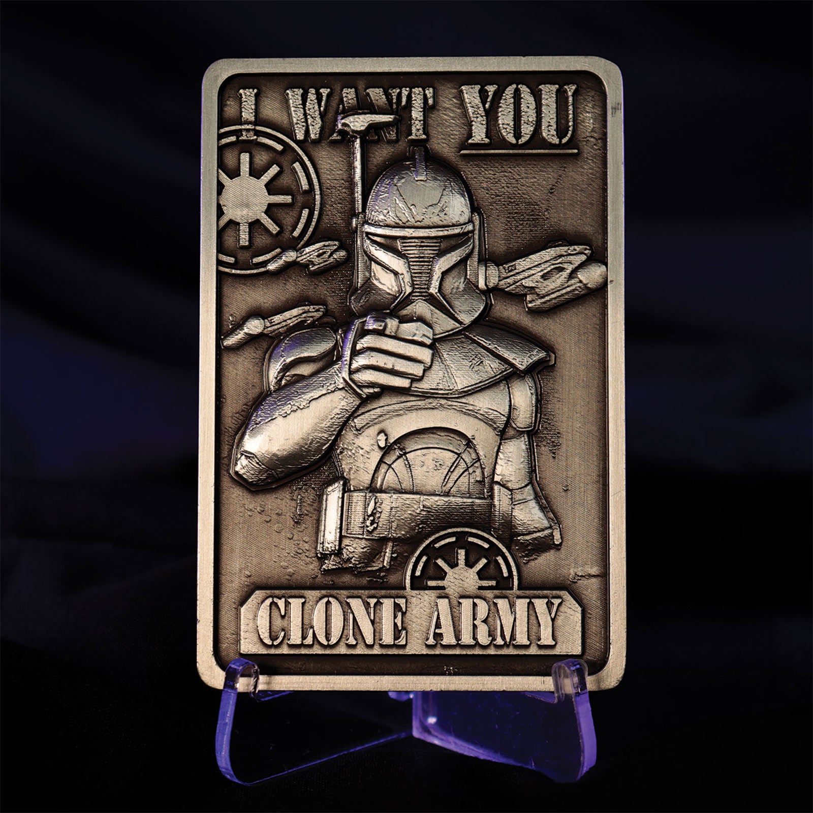 Image produit Star Wars - Réplique en métal Captain Rex Clone Army Édition Limitée