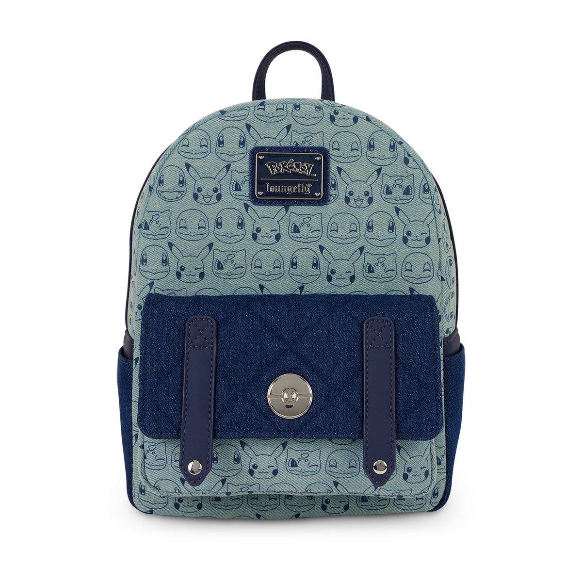 Image produit Mini sac à dos en denim Pikachu - Pokémon