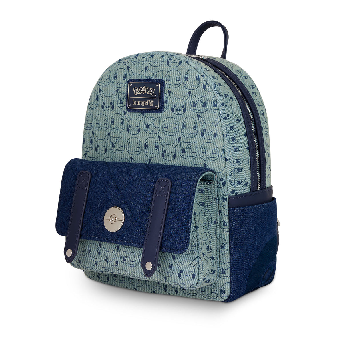 Image produit Mini sac à dos en denim Pikachu - Pokémon