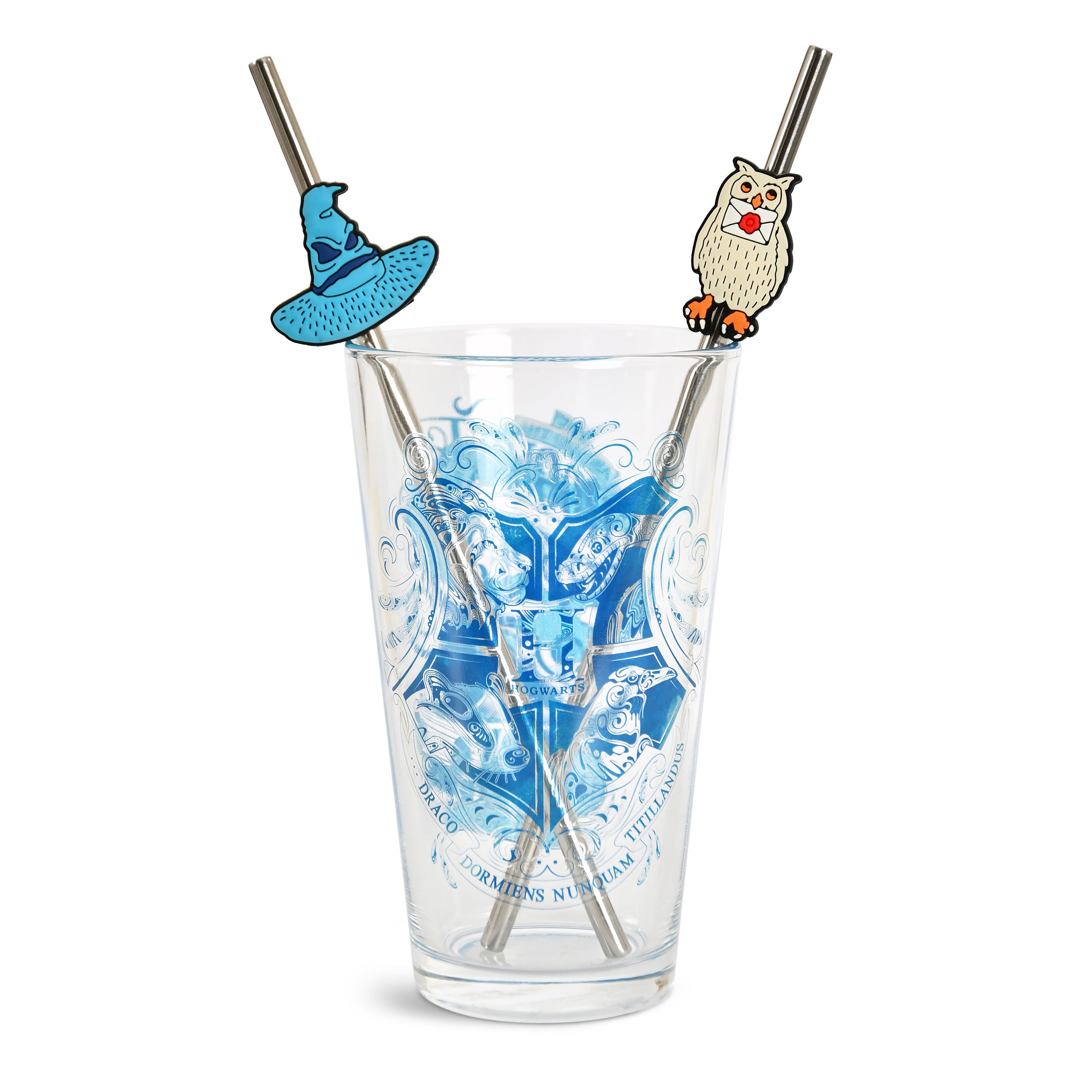 Image produit Harry Potter - Verre Poudlard avec 2 pailles