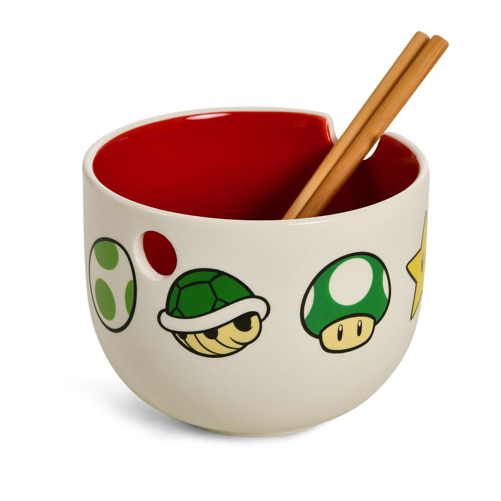 Image produit Super Mario - Bol Ramen Symboles avec Baguettes
