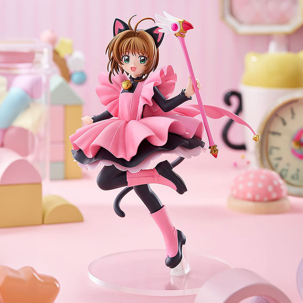 Image produit Card Captor Sakura - Figurine Kinomoto Sakura Version Costume de Chat Noir Taille L