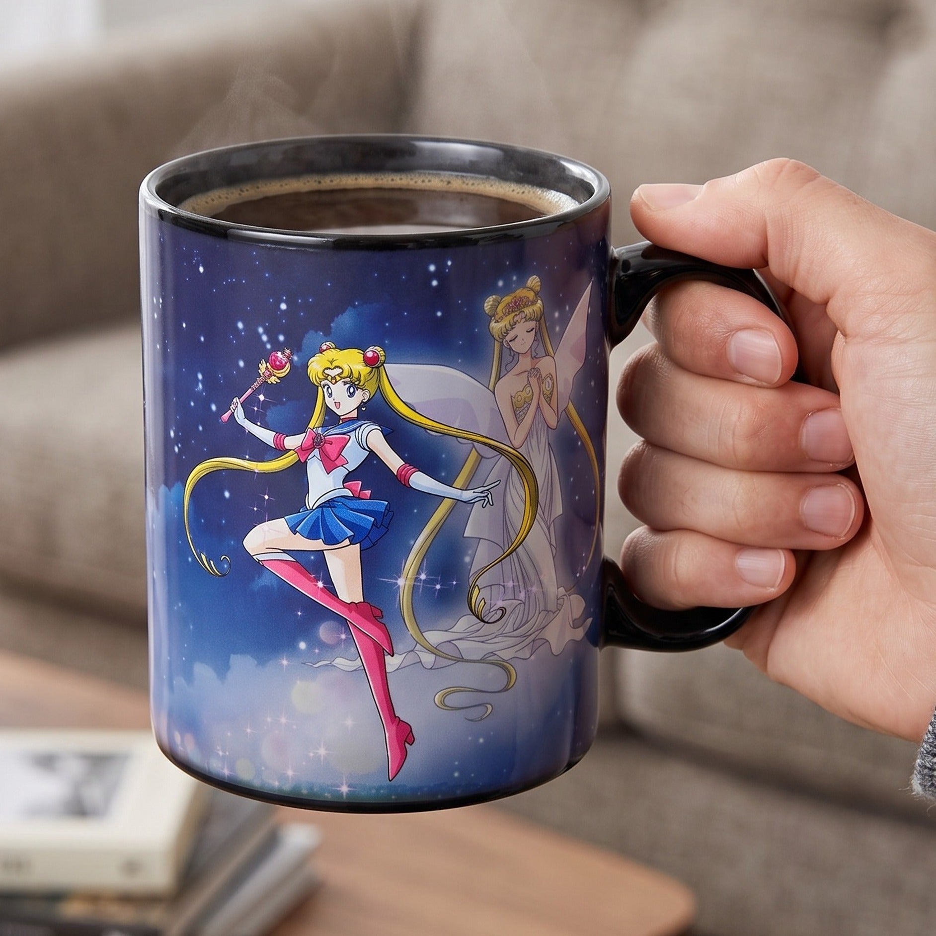 Image produit Sailor Moon - Mug thermoréactif Sailor & Chibi