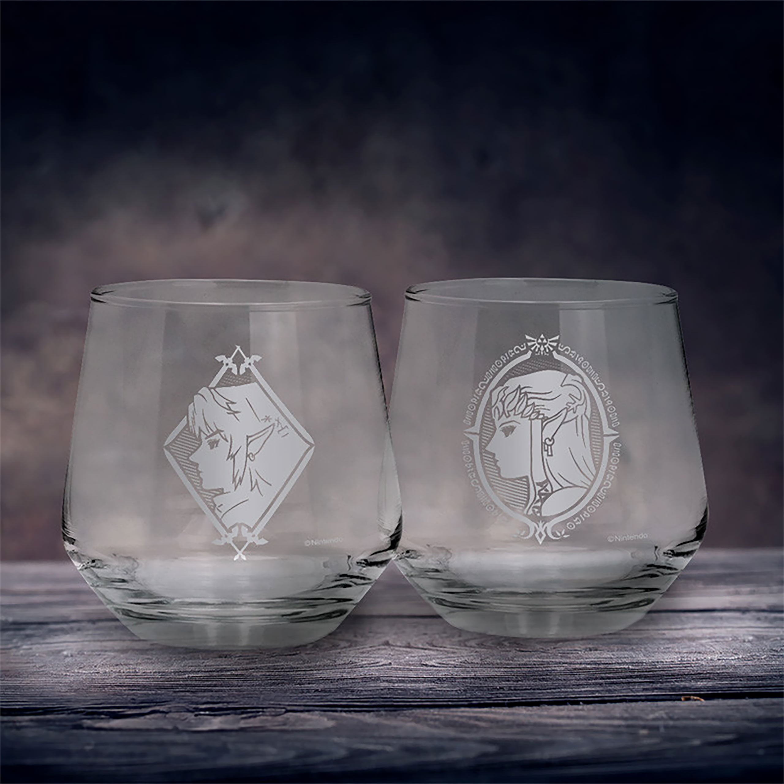 Image produit Zelda - Set de 2 verres Link & Zelda