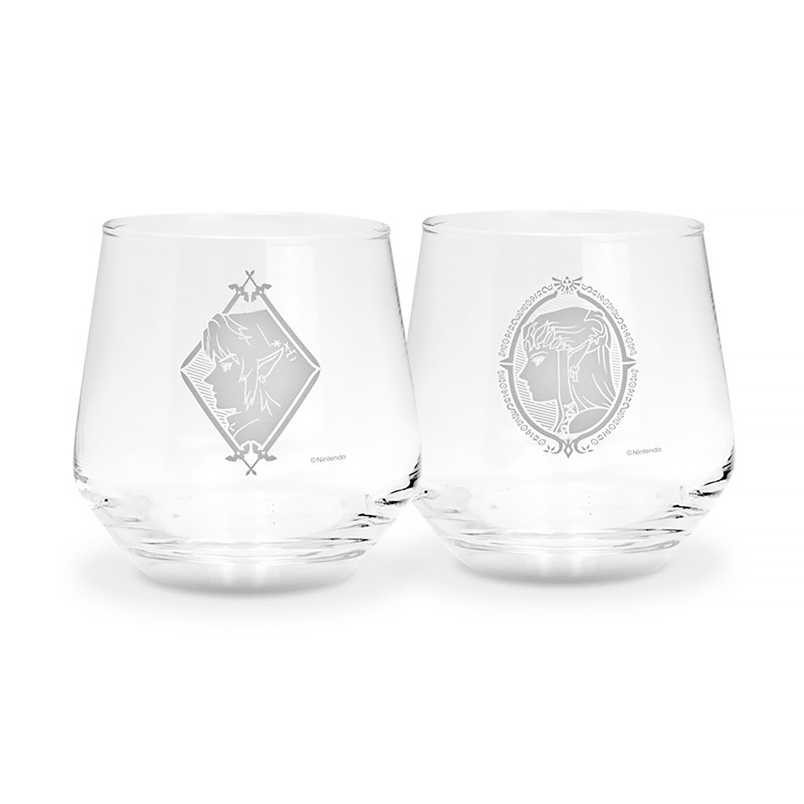 Image produit Zelda - Set de 2 verres Link & Zelda