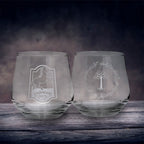 Image produit Le Seigneur des Anneaux - Le Poney Fringant & Gondor, lot de 2 verres