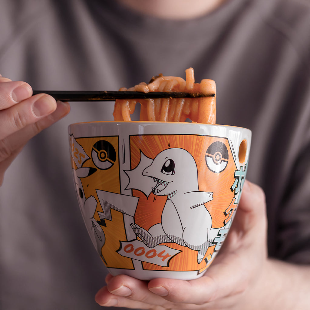 Product image Pokémon - Starters ramen bowl with chopsticks