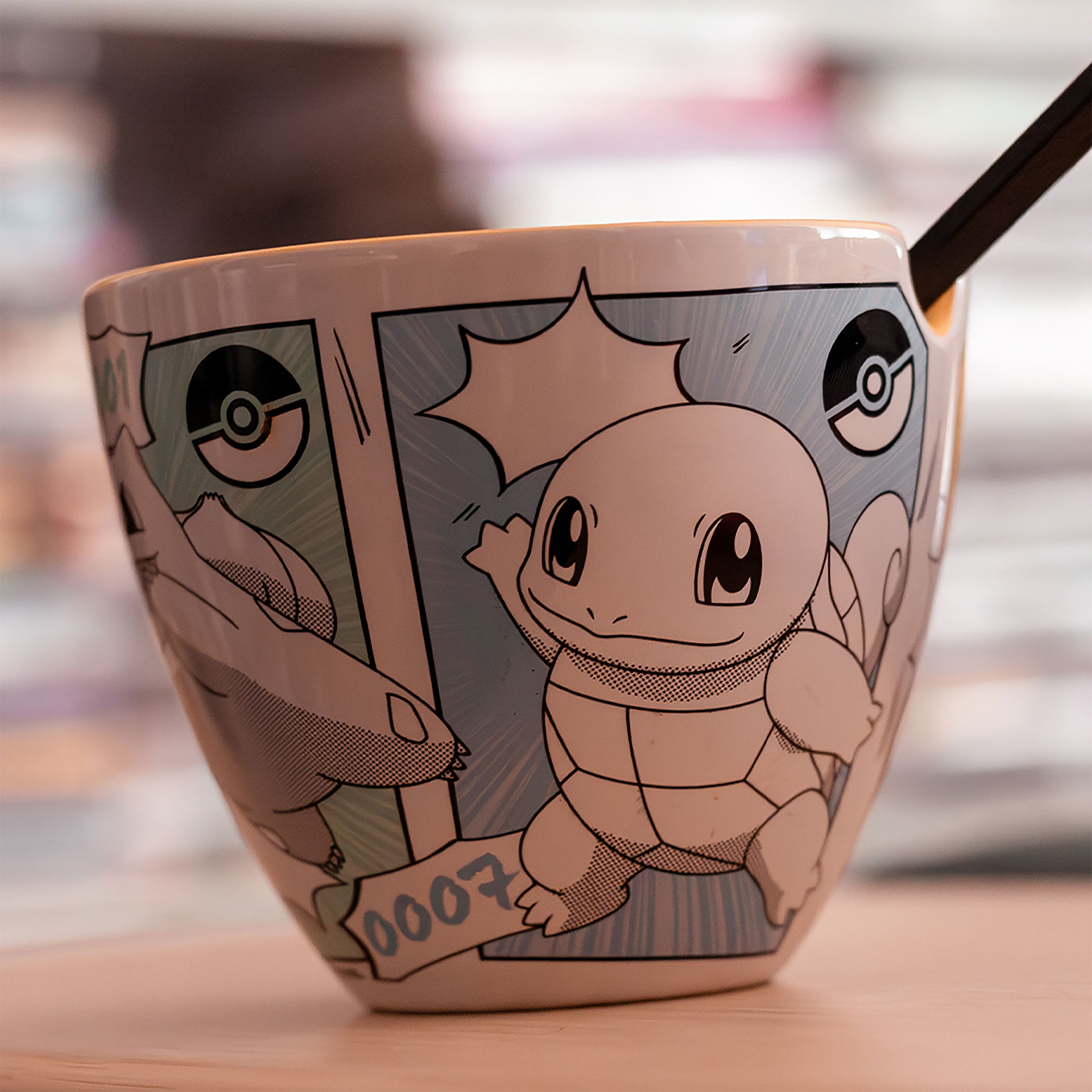 Product image Pokémon - Starters ramen bowl with chopsticks