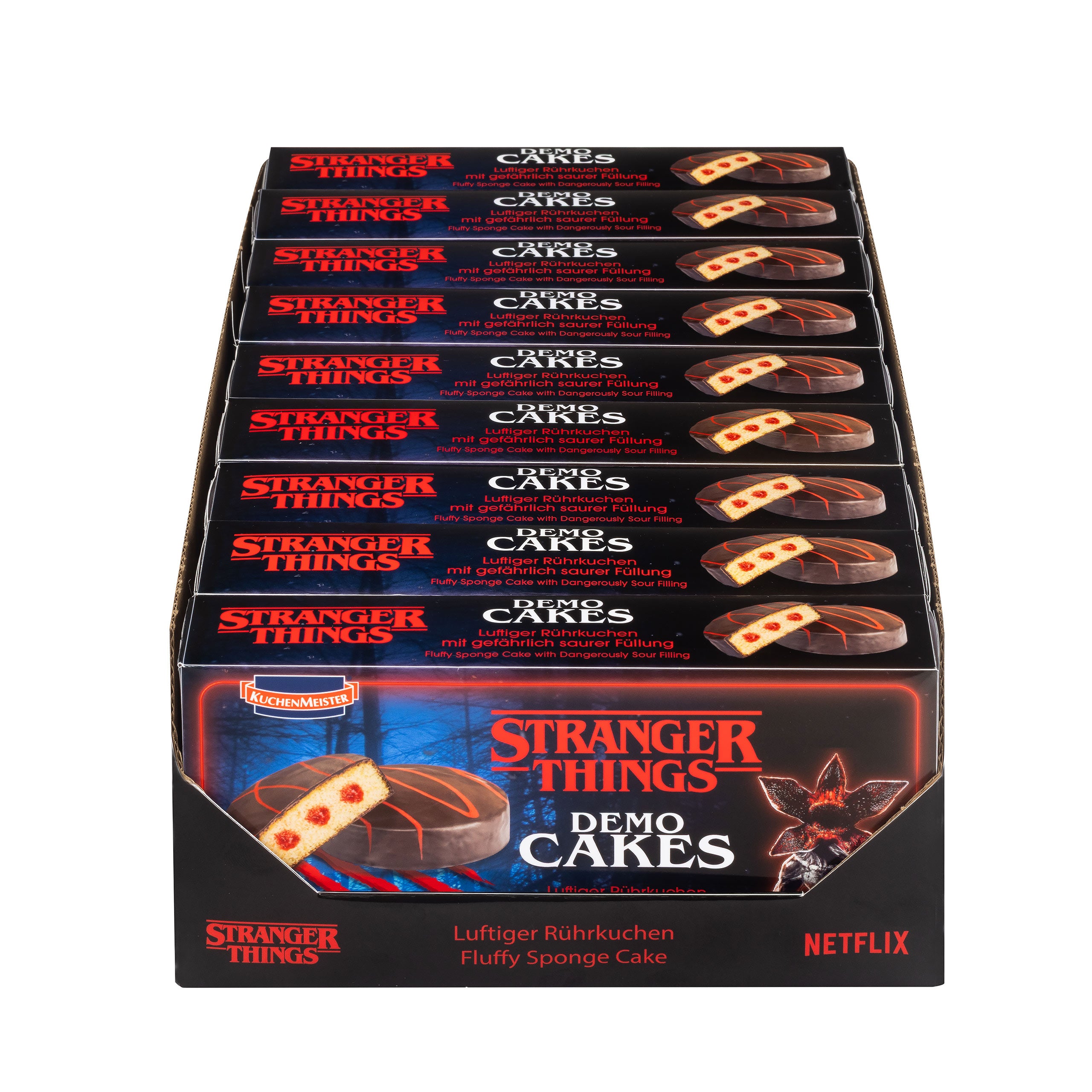Image produit Stranger Things - Demo Cakes gâteaux moelleux, présentoir de 9