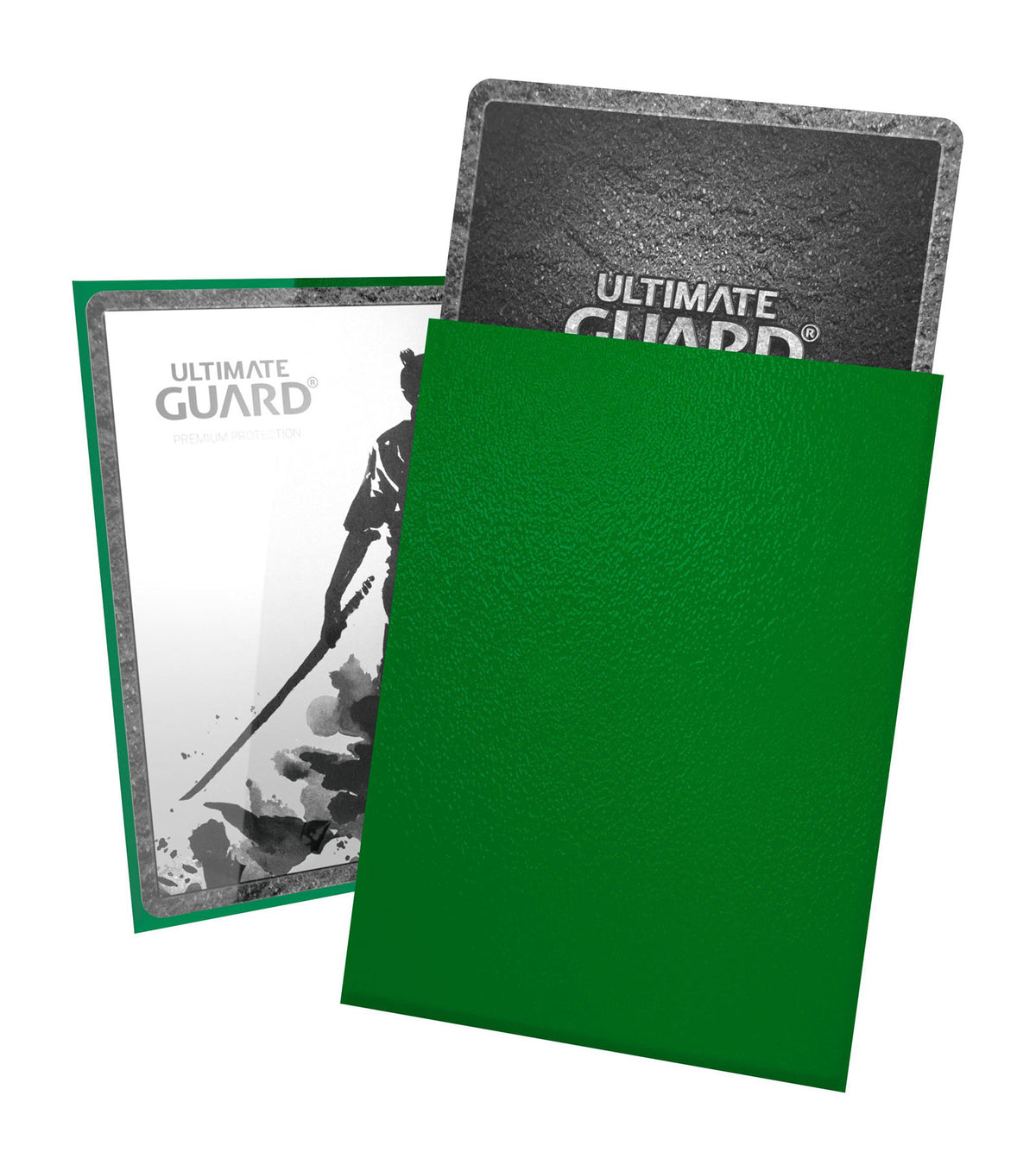 Image produit Protège-cartes Katana verts Ultimate Guard, pack de 100 pour format standard TCG