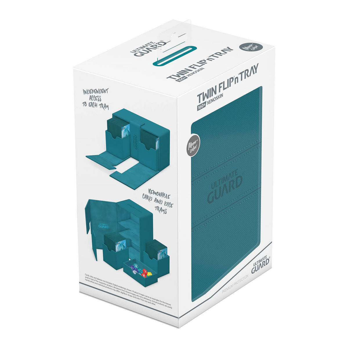 Image produit Boîte à cartes Ultimate Guard 160+ pétrole