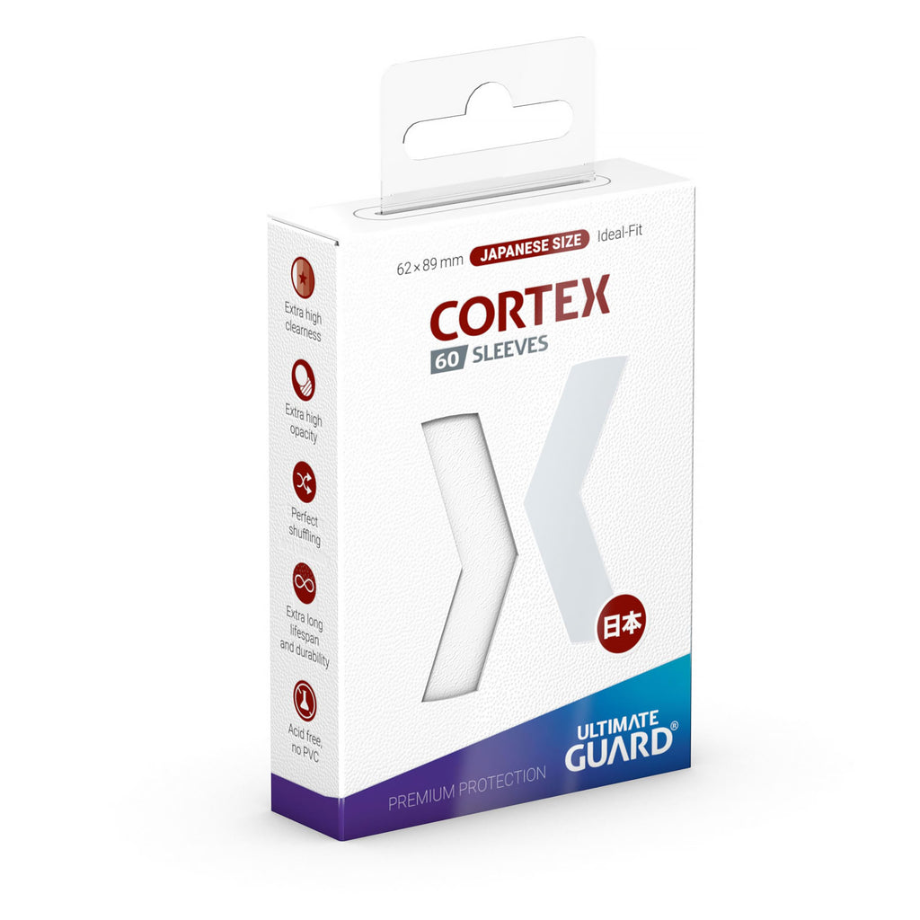 Image produit Protège-cartes Cortex blanc 60 pcs Ultimate Guard pour TCG taille japonaise