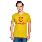 Image produit Stranger Things - T-shirt Surfer Boy Pizza jaune