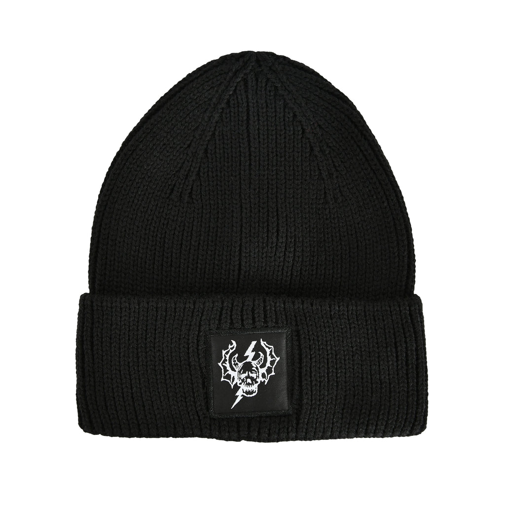 Image produit Stranger Things - Bonnet Hellfire Club avec logo tête de mort
