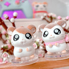 Image produit Hamtaro - Figurine mystère Flocked Doll