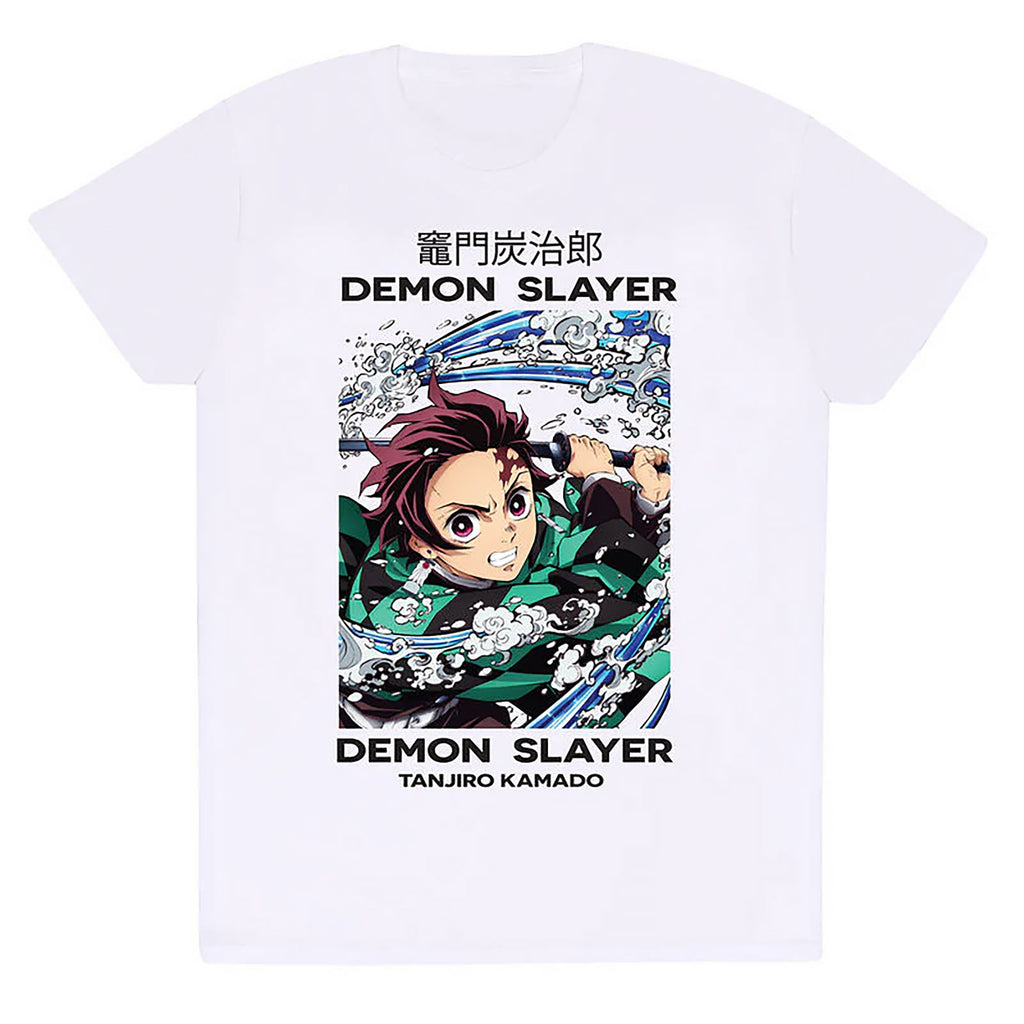 Image produit Demon Slayer - Tanjiro Whirlpool T-Shirt blanc