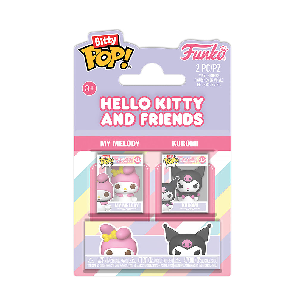 Image produit Sanrio - My Melody et Kuromi Funko Bitty Pop set de 2 figurines
