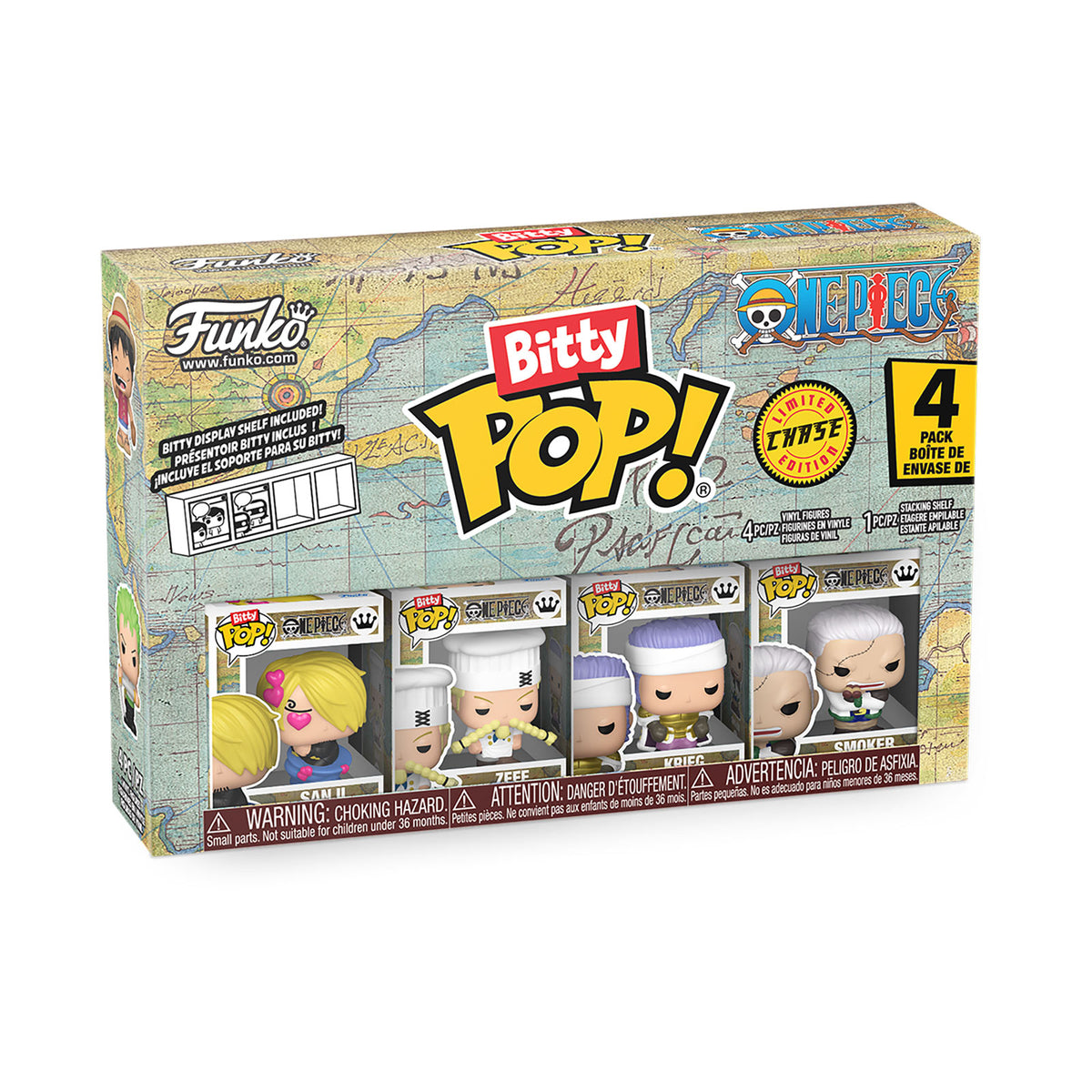 Image produit One Piece - Funko Bitty Pop Set de 4 figurines Série 3