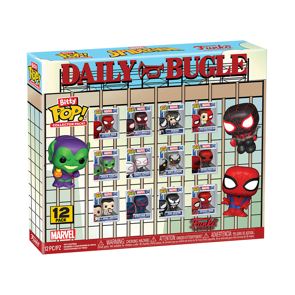 Image produit Spider-Man - Pack de figurines Marvel Funko Bitty Pop