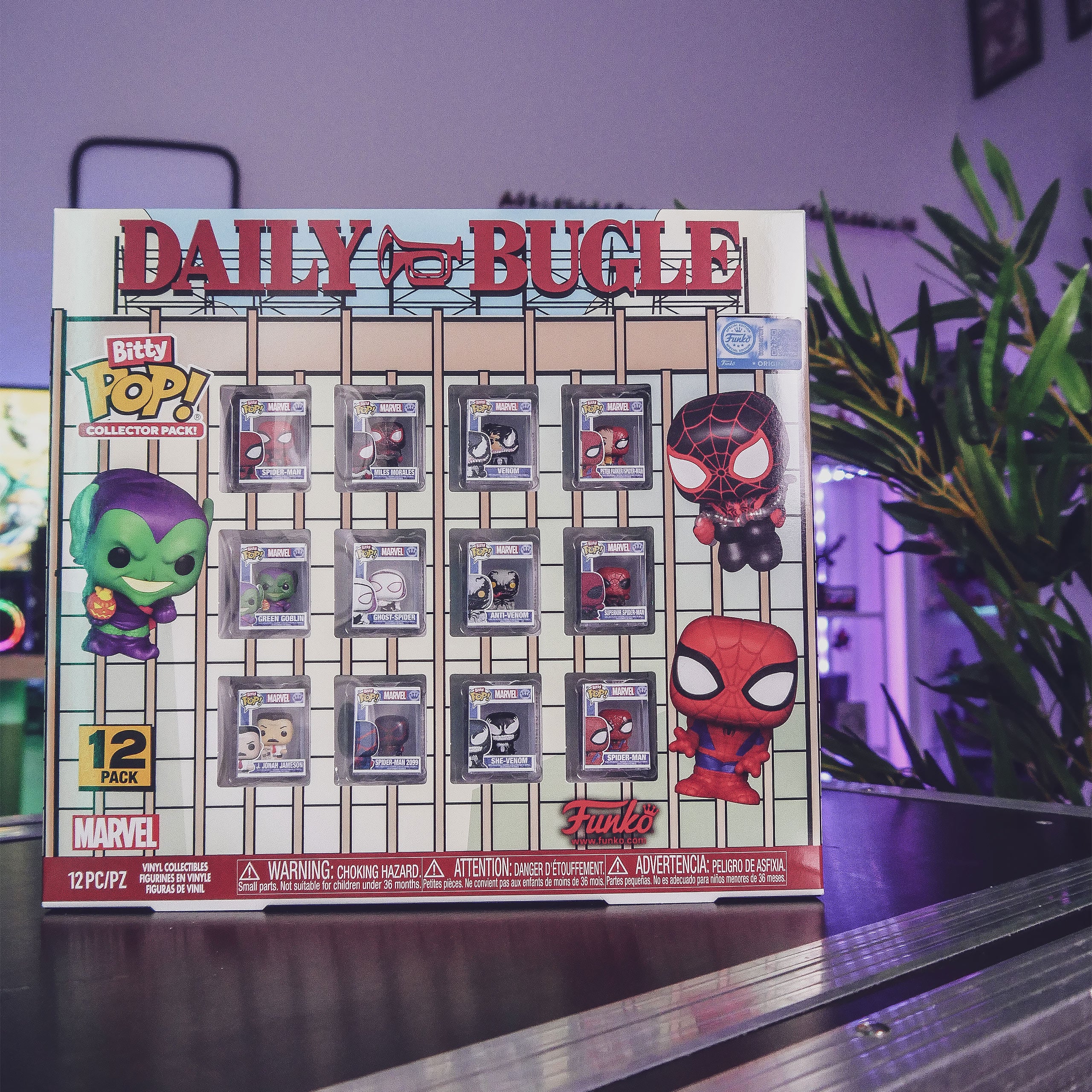 Image produit Spider-Man - Pack de figurines Marvel Funko Bitty Pop