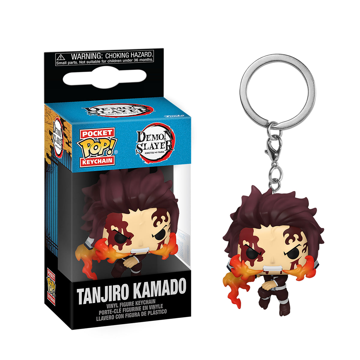 Image produit Demon Slayer - Tanjiro Demon Blood porte-clés Funko Pop