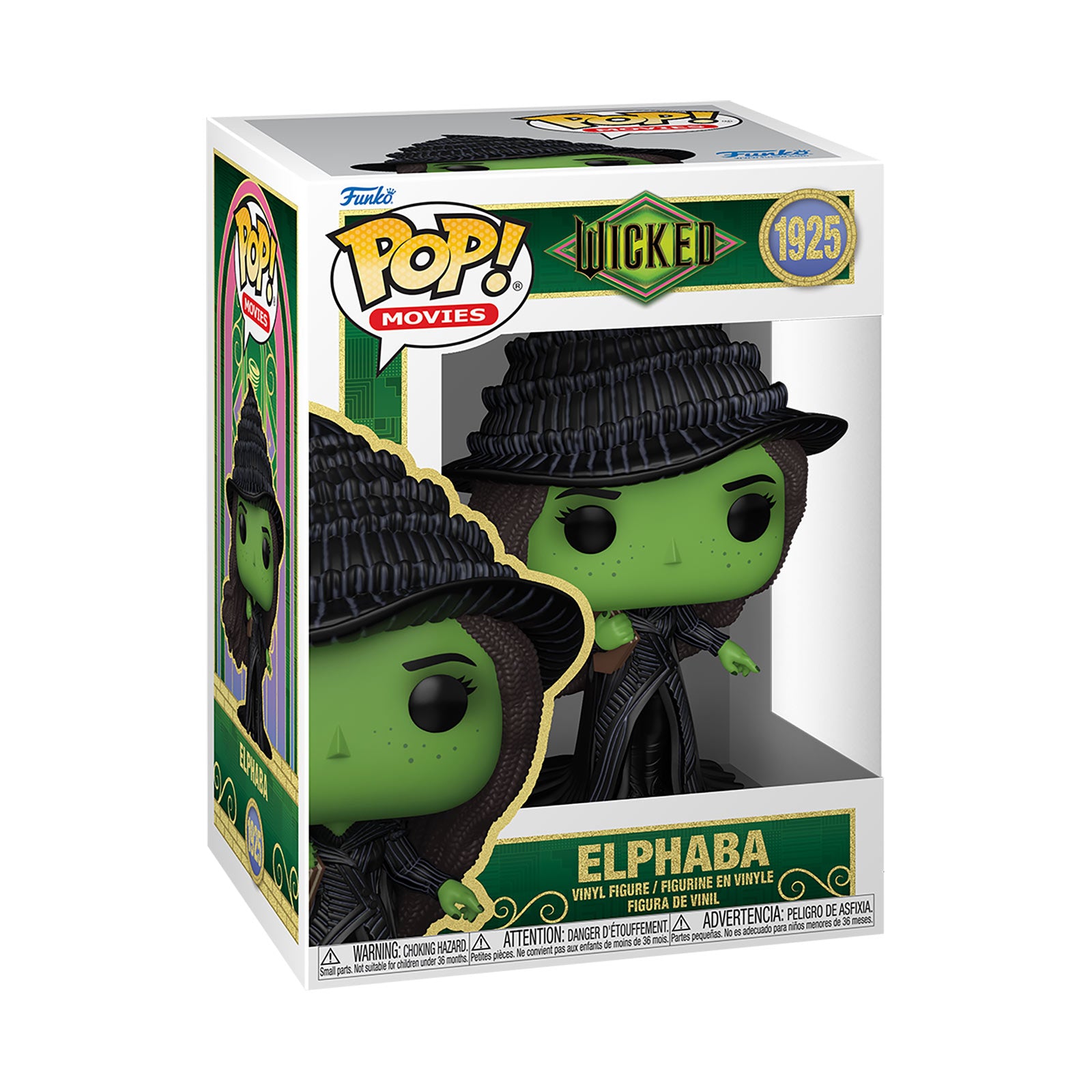 Image produit Wicked - Elphaba avec Grimmerie Figurine Funko Pop!