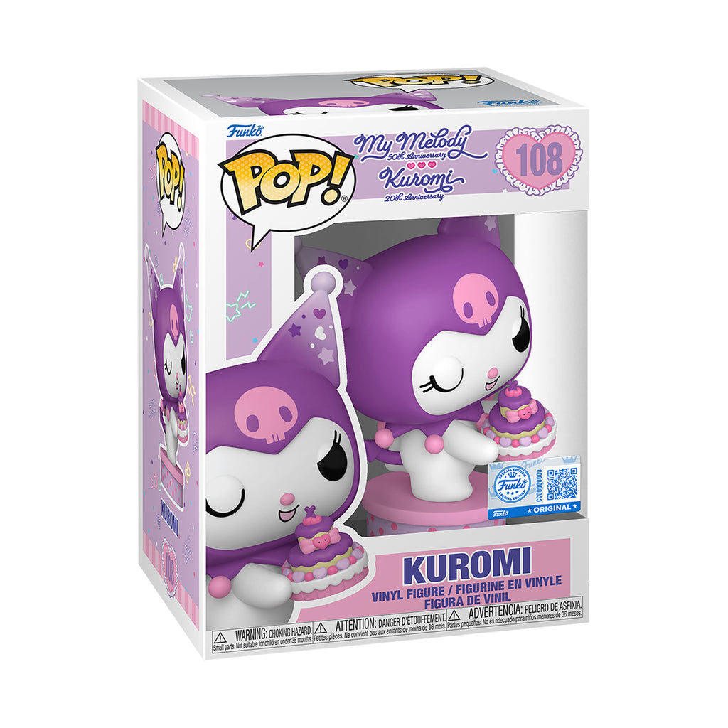 Image produit Hello Kitty and Friends - Kuromi avec gâteau Figurine Funko Pop!