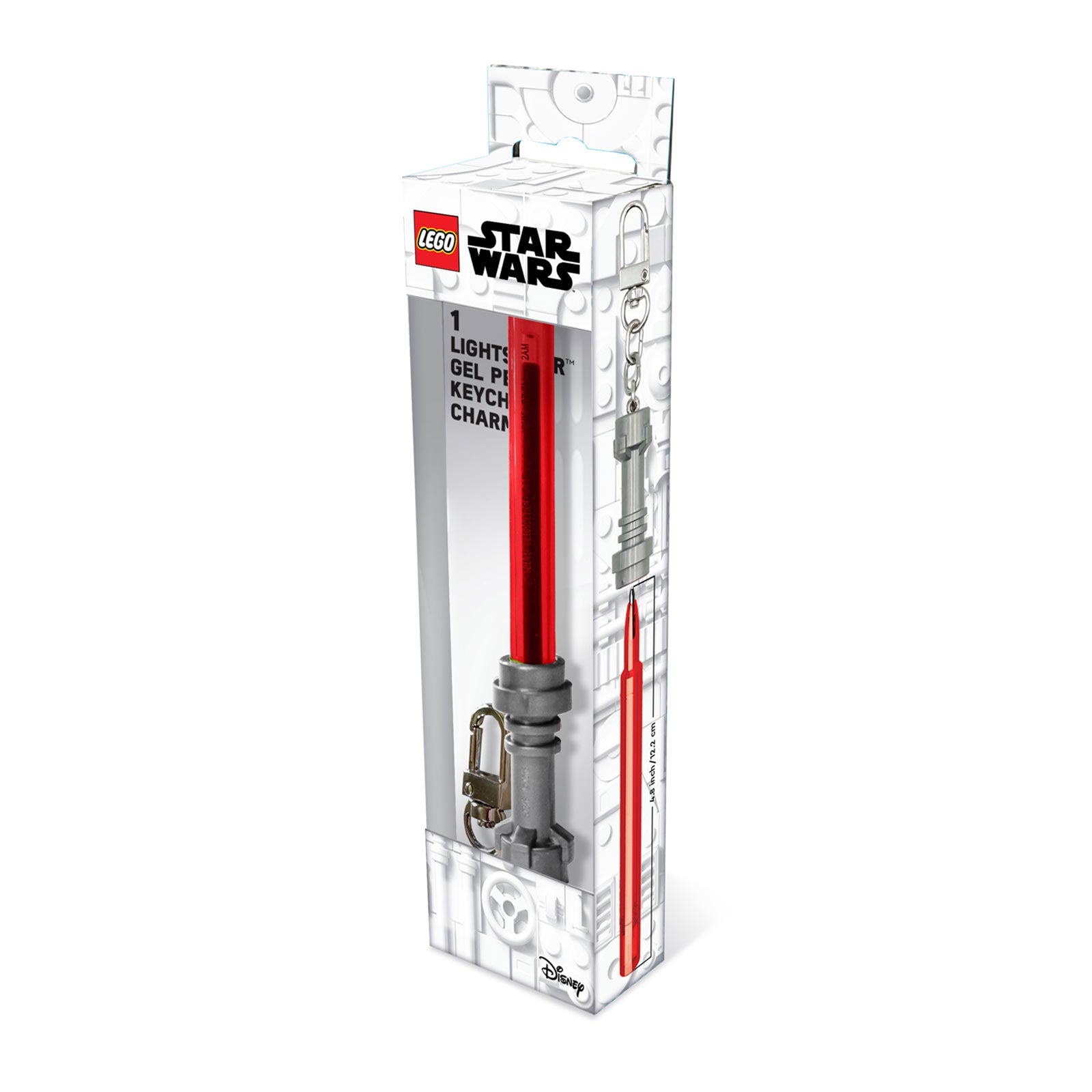 Image produit Star Wars - Stylo gel sabre laser LEGO avec mousqueton - rouge