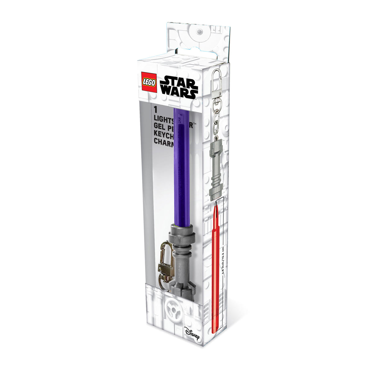Product image Star Wars - LEGO Lightsaber Gel Pen with Carabiner, Purple