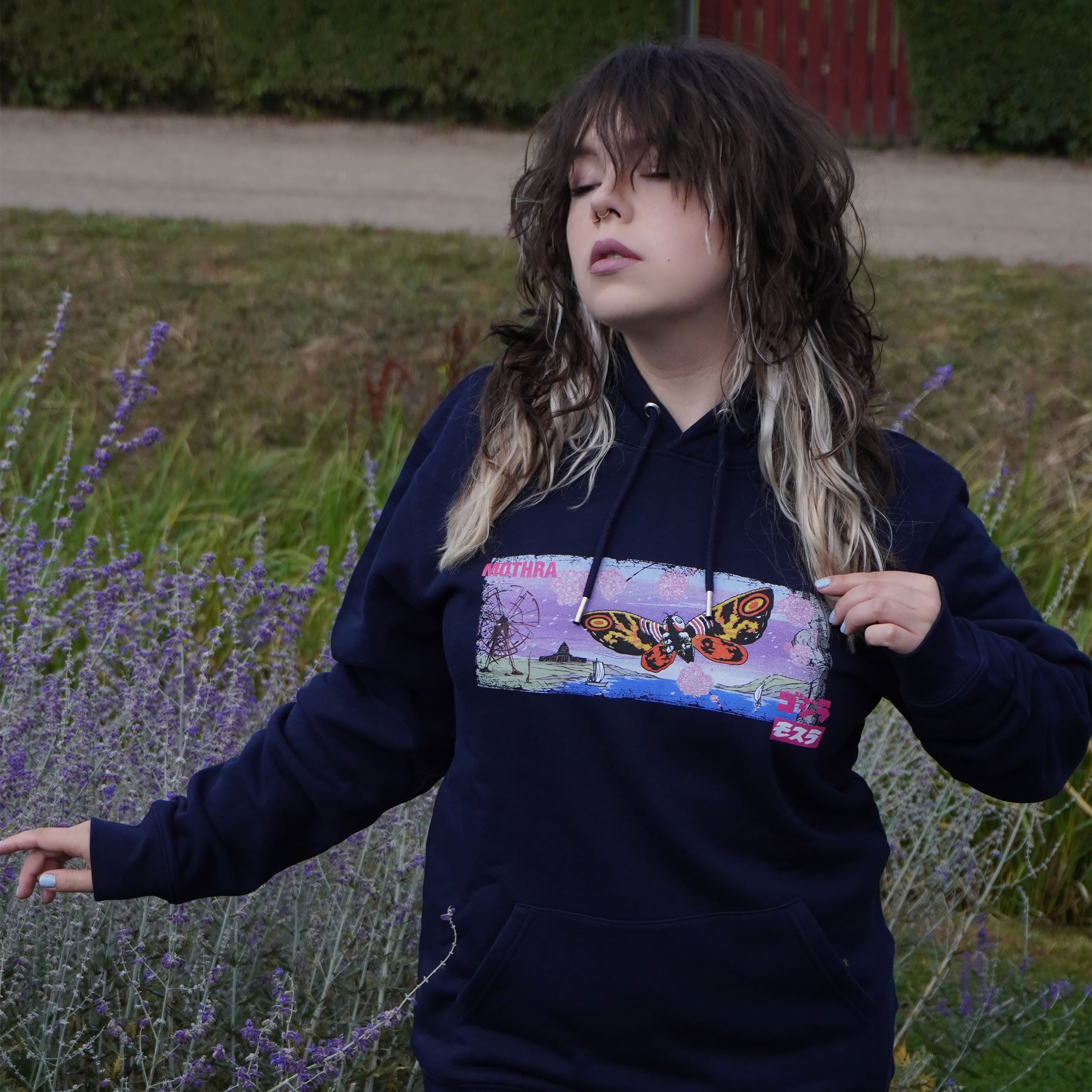 Product image Godzilla - Mothra Blue Hoodie